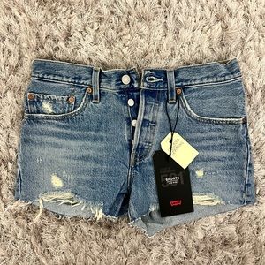 Mid-Rise Jean Shorts